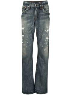 True Religion джинсы с прорезями