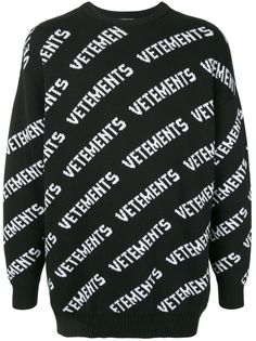 Vetements джемпер с логотипом