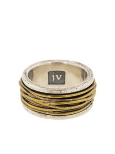 John Varvatos фактурное кольцо