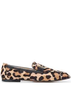 Tods лоферы с леопардовым принтом Tod’S