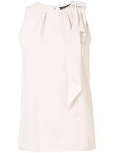 Paule Ka блузка без рукавов с бантом