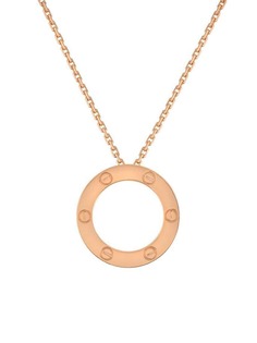 Cartier золотое колье Love с подвеской pre-owned