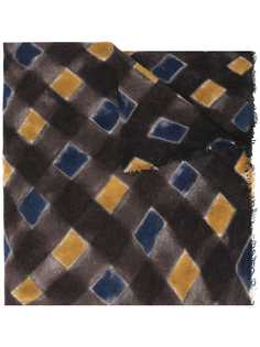 Faliero Sarti кашемировый шарф с геометричным принтом