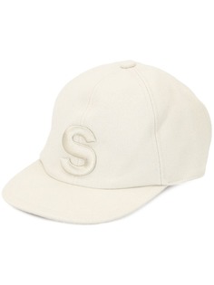 Sacai бейсбольная кепка с вышитым логотипом