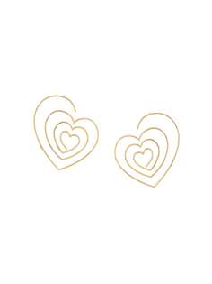 Y/Project серьги в форме сердца