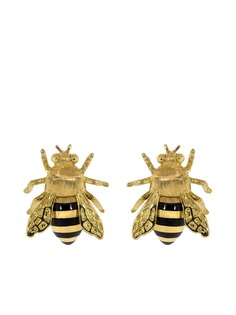 VERDURA серьги-гвоздики Honeybee из желтого золота