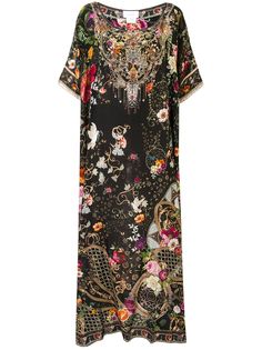 Camilla платье-кафтан с принтом