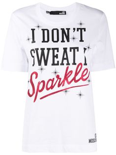 Love Moschino футболка с надписью