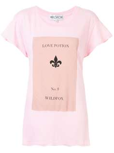 Wildfox футболка с надписью Love Portion