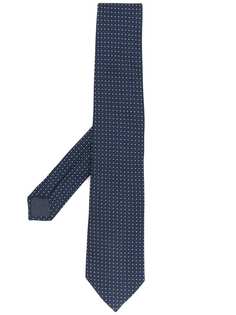Emporio Armani галстук с геометричным узором