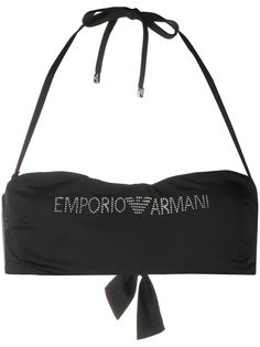 Emporio Armani лиф-бандо с вырезом халтер