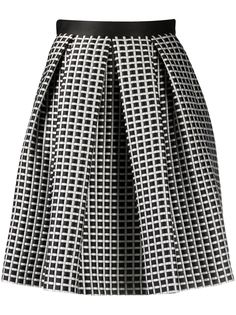 Emporio Armani клетчатое пальто со складками