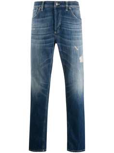 Dondup зауженные джинсы с эффектом потертости