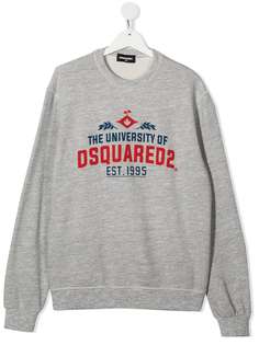Dsquared2 Kids толстовка с принтом University of DSQUARED2