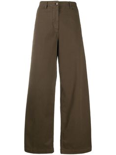 Aspesi широкие брюки с завышенной талией