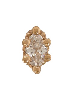 BVLA единичная серьга-гвоздик из розового золота с бриллиантами