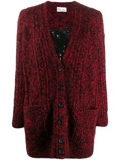RED Valentino кардиган с вышивкой