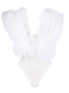 Alchemy блузка с оборками и V-образным вырезом