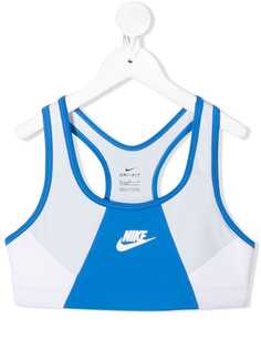 Nike Kids спортивный бюстгальтер с логотипом