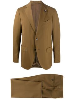 Lardini строгий костюм с однобортным пиджаком