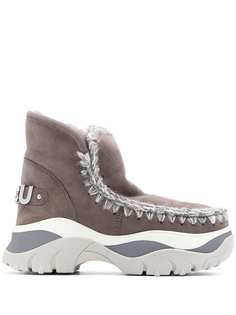 Mou массивные ботинки Eskimo с декоративной строчкой