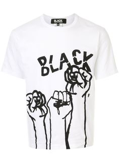 Black Comme Des Garçons футболка с логотипом