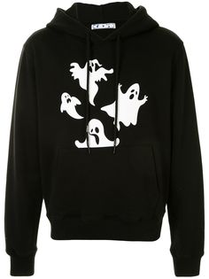 Off-White худи с принтом Ghost
