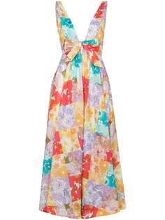 Zimmermann платье макси Bells с цветочным принтом