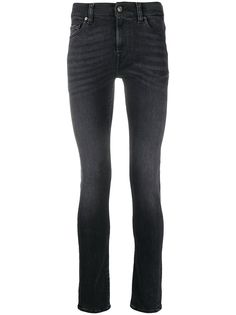7 For All Mankind узкие джинсы средней посадки