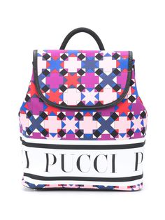 Emilio Pucci Junior рюкзак с принтом