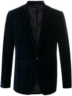 Reveres 1949 однобортный бархатный пиджак