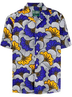 Gitman Vintage рубашка с принтом Africa Floral