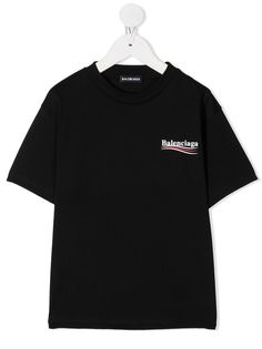 Balenciaga Kids футболка с логотипом