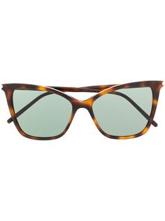 Saint Laurent Eyewear солнцезащитные очки в оправе кошачий глаз
