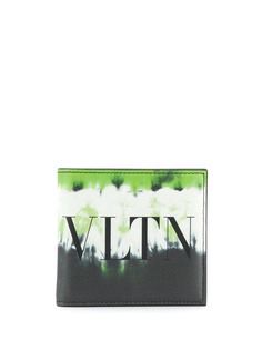 Valentino Garavani кошелек с принтом тай-дай и логотипом VLTN