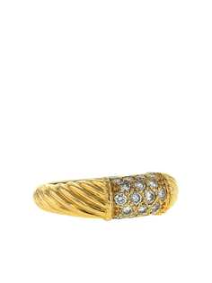 Van Cleef & Arpels кольцо Philippine 1980-х годов из желтого золота с и бриллиантами