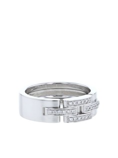 Cartier кольцо Maillon Panthère 2010-го года из белого золота с бриллиантами