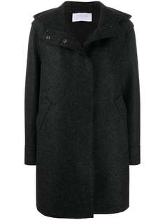 Harris Wharf London пальто с длинными рукавами и потайной застежкой на пуговицы