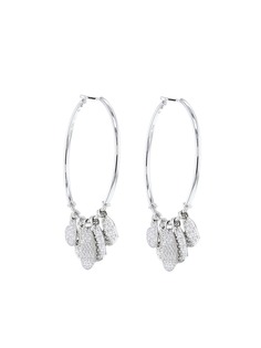Christian Dior серьги-кольца Coeurs Légers с подвесками pre-owned