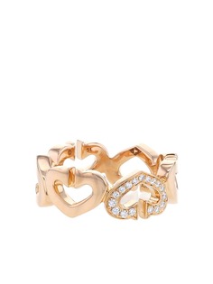 Cartier кольцо Coeur et Symbole 2010-го года из розового золота с бриллиантами