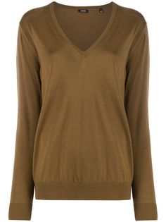 Aspesi трикотажный джемпер с V-образным вырезом