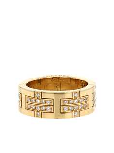Hermès кольцо Khilim из желтого золота с бриллиантами pre-owned Hermes