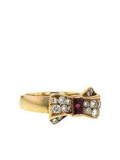Van Cleef & Arpels кольцо 1980-х годов из желтого золота с рубинами и бриллиантами