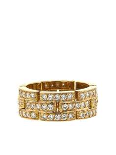 Cartier кольцо Maillon Panthère из желтого золота с бриллиантами pre-owned