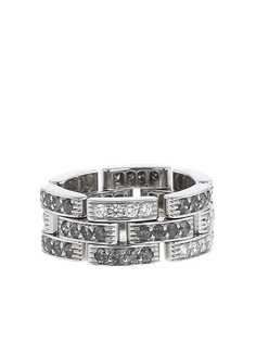 Cartier кольцо Maillon Panthère из белого золота с бриллиантами pre-owned
