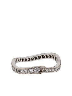 Christian Dior кольцо Petit Câlin из белого золота с бриллиантами pre-owned