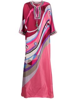 Emilio Pucci платье с принтом Occhi