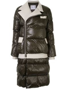 Sacai стеганый пуховик