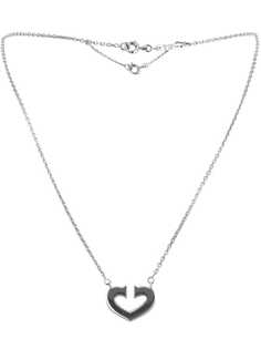 Cartier колье Coeur et Symbole 2010--х годов из белого золота pre-owned