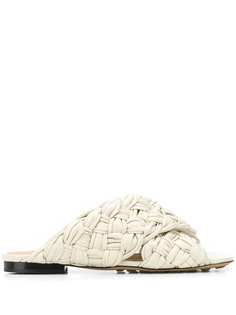 Bottega Veneta мюли с плетением Intrecciato
